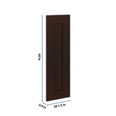 J&K Java Coffee S1 Vanity Drawer Front 09" W x 28 1/2" H