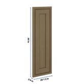 J&K Hazel H8 Vanity Drawer Front 09" W x 28 1/2" H