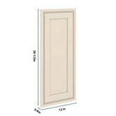 J&K Pearl Glazed H9 Vanity Drawer Front 12" W x 28 1/2" H