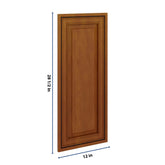 J&K Mocha Glazed K10 Vanity Drawer Front 12" W x 28 1/2" H