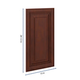 J&K Mahogany J5 Vanity Drawer Front 15" W x 28 1/2" H