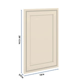 J&K Pearl Glazed H9 Vanity Drawer Front 18" W x 28 1/2" H