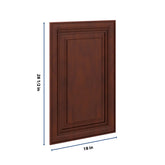 J&K Mahogany J5 Vanity Drawer Front 18" W x 28 1/2" H