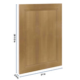 J&K Butterscotch B8 Vanity Drawer Front 21" W x 28 1/2" H