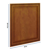 J&K Mocha Glazed K10 Vanity Drawer Front 24" W x 28 1/2" H