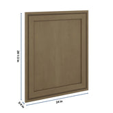 J&K Hazel H8 Vanity Drawer Front 24" W x 28 1/2" H