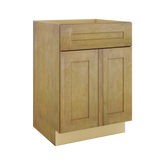 Modernform Cabinet Natural Shaker 24" W X 34 1/2" H X 21" D Sink Base 2 Doors/1 False Front