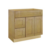 Modernform Cabinet Natural Shaker 36" W X 34 1/2" H X 21" D Combo Cabinet w/2 Tub Drawers