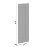 J&K Castle Grey S5 Dummy Door Panel 09" W x 30" H