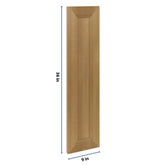 J&K Butterscotch B8 Dummy Door Panel 09" W x 36" H