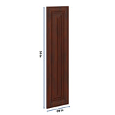 J&K Mahogany J5 Dummy Door Panel 09" W x 36" H
