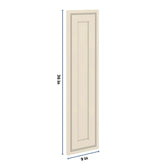 J&K Pearl Glazed H9 Dummy Door Panel 09" W x 36" H