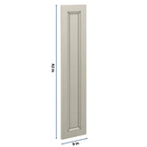 J&K Pebble B6 Dummy Door Panel 09" W x 42" H