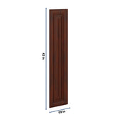 J&K Mahogany J5 Dummy Door Panel 09" W x 42" H