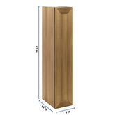 J&K Butterscotch B8 Single Door Wall Cabinet - 09" W x 42" H