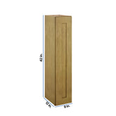 Modernform Cabinet Natural Shaker 09" W X 42" H X 12" D Single Door Wall Cabinet