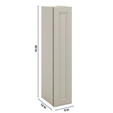 J&K Pebble B6 Single Door Wall Cabinet - 09" W x 42" H