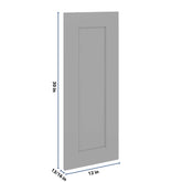 J&K Castle Grey S5 Dummy Door Panel 12" W x 30" H