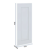 J&K White Shaker S8 Dummy Door Panel 12" W x 30" H