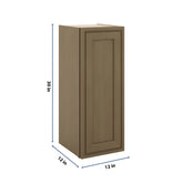 J&K Hazel H8 Single Door Wall Cabinet - 12" W x 30" H