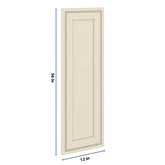 J&K Pearl Glazed H9 Dummy Door Panel 12" W x 36" H