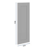 J&K Castle Grey S5 Dummy Door Panel 12" W x 36" H