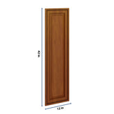 J&K Mocha Glazed K10 Dummy Door Panel 12" W x 42" H