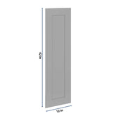 J&K Castle Grey S5 Dummy Door Panel 12" W x 42" H