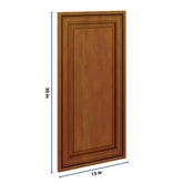 J&K Mocha Glazed K10 Dummy Door Panel 15" W x 30" H