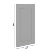 J&K Castle Grey S5 Dummy Door Panel 15" W x 30" H