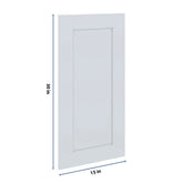 J&K White Shaker S8 Dummy Door Panel 15" W x 30" H