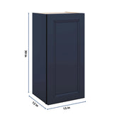 J&K Naval B7 Single Door Wall Cabinet - 15" W x 30" H
