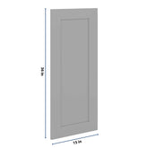 J&K Castle Grey S5 Dummy Door Panel 15" W x 36" H