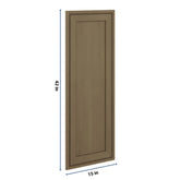 J&K Hazel H8 Dummy Door Panel 15" W x 42" H