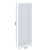 J&K White Shaker S8 Dummy Door Panel 15" W x 42" H