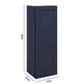 J&K Naval B7 Single Door Wall Cabinet - 15" W x 42" H