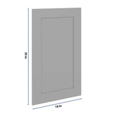 J&K Castle Grey S5 Dummy Door Panel 18" W x 30" H
