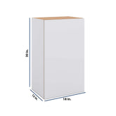Modernform Cabinet Matte White 18" W X 30" H X 12" D Single Door Wall Cabinet