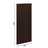 J&K Java Coffee S1 Dummy Door Panel 18" W x 42" H