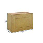 Modernform Cabinet Natural Shaker 21" W X 15" H X 12" D Single Door Wall Cabinet