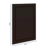 J&K Espresso K8 Dummy Door Panel 21" W x 30" H