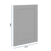 J&K Castle Grey S5 Dummy Door Panel 21" W x 30" H