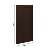J&K Java Coffee S1 Dummy Door Panel 21" W x 42" H