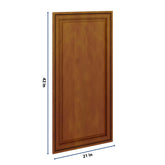 J&K Mocha Glazed K10 Dummy Door Panel 21" W x 42" H