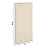 J&K Pearl Glazed H9 Dummy Door Panel 21" W x 42" H