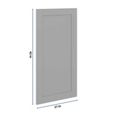 J&K Castle Grey S5 Dummy Door Panel 21" W x 42" H