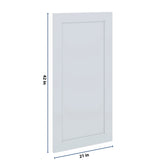 J&K White Shaker S8 Dummy Door Panel 21" W x 42" H