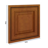 J&K Mocha Glazed K10 Dummy Door Panel 12" W x 12" H