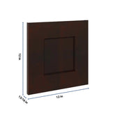 J&K Java Coffee S1 Dummy Door Panel 12" W x 12" H