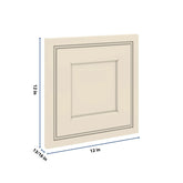 J&K Pearl Glazed H9 Dummy Door Panel 12" W x 12" H